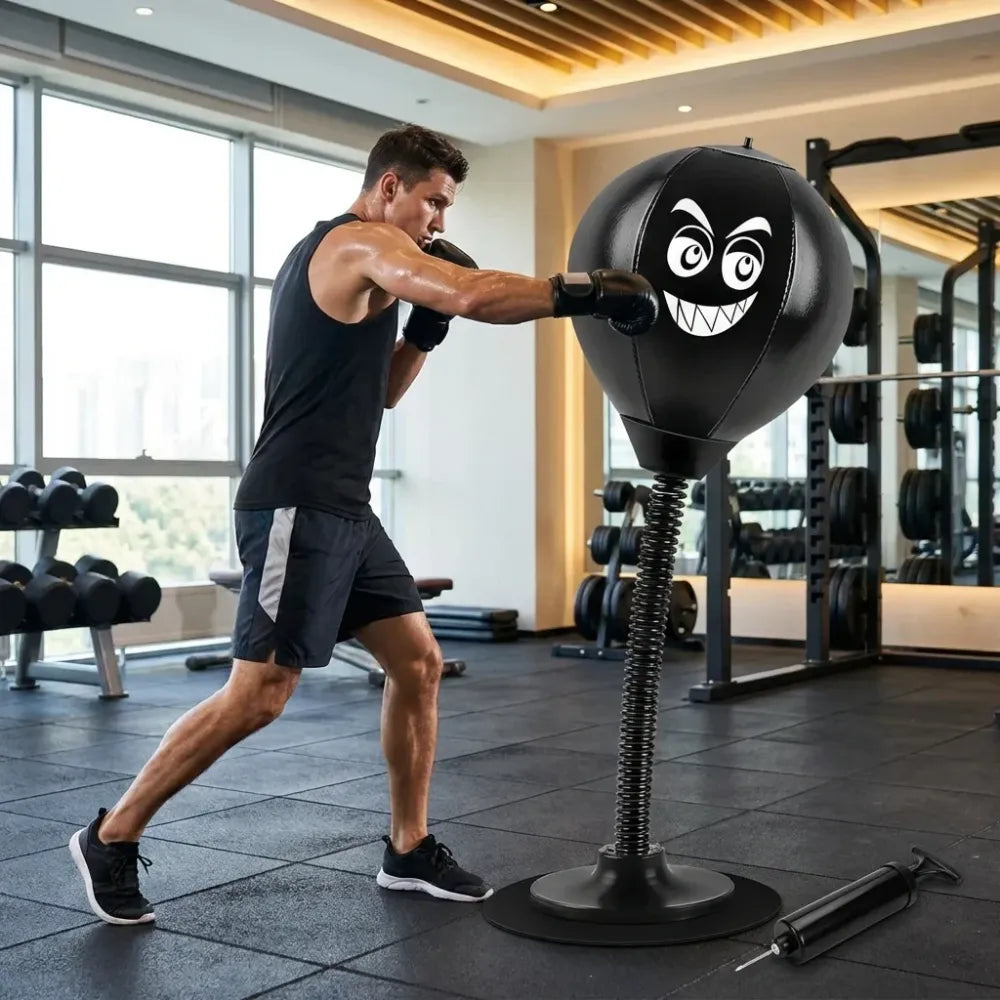 Standing boxing punch bag