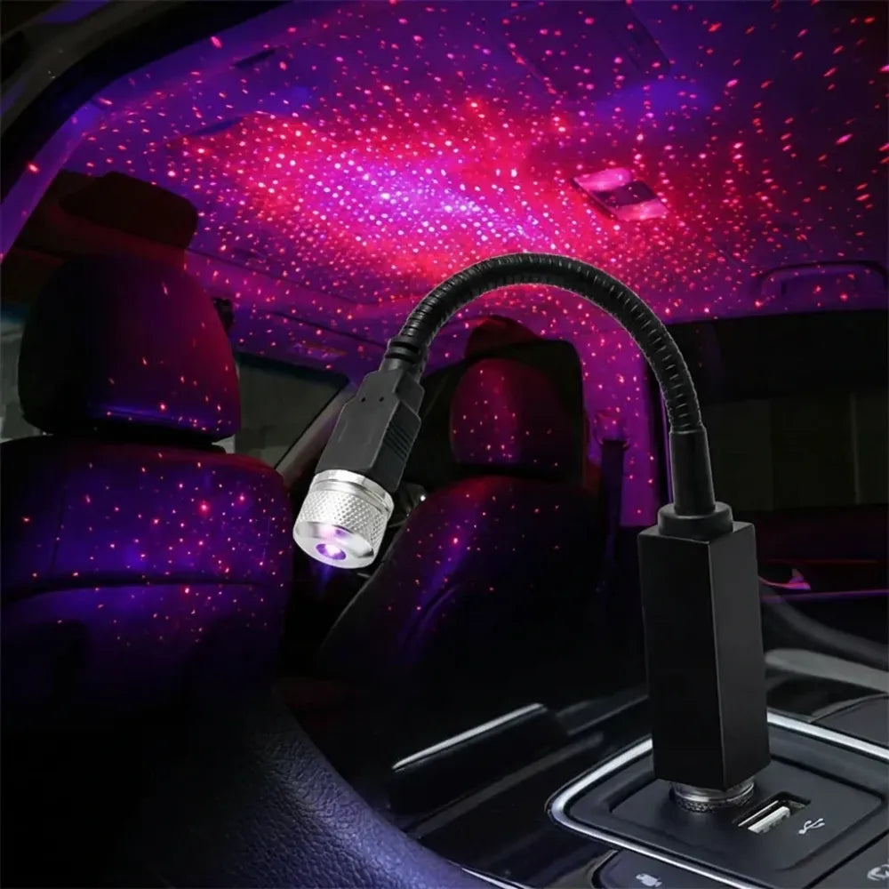 Star lamp usb car fancy light