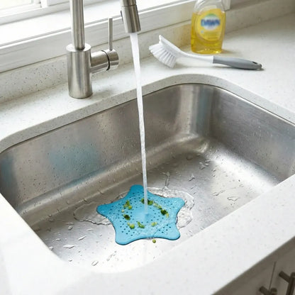 Star-shaped sink hair catcher - home & kitchen