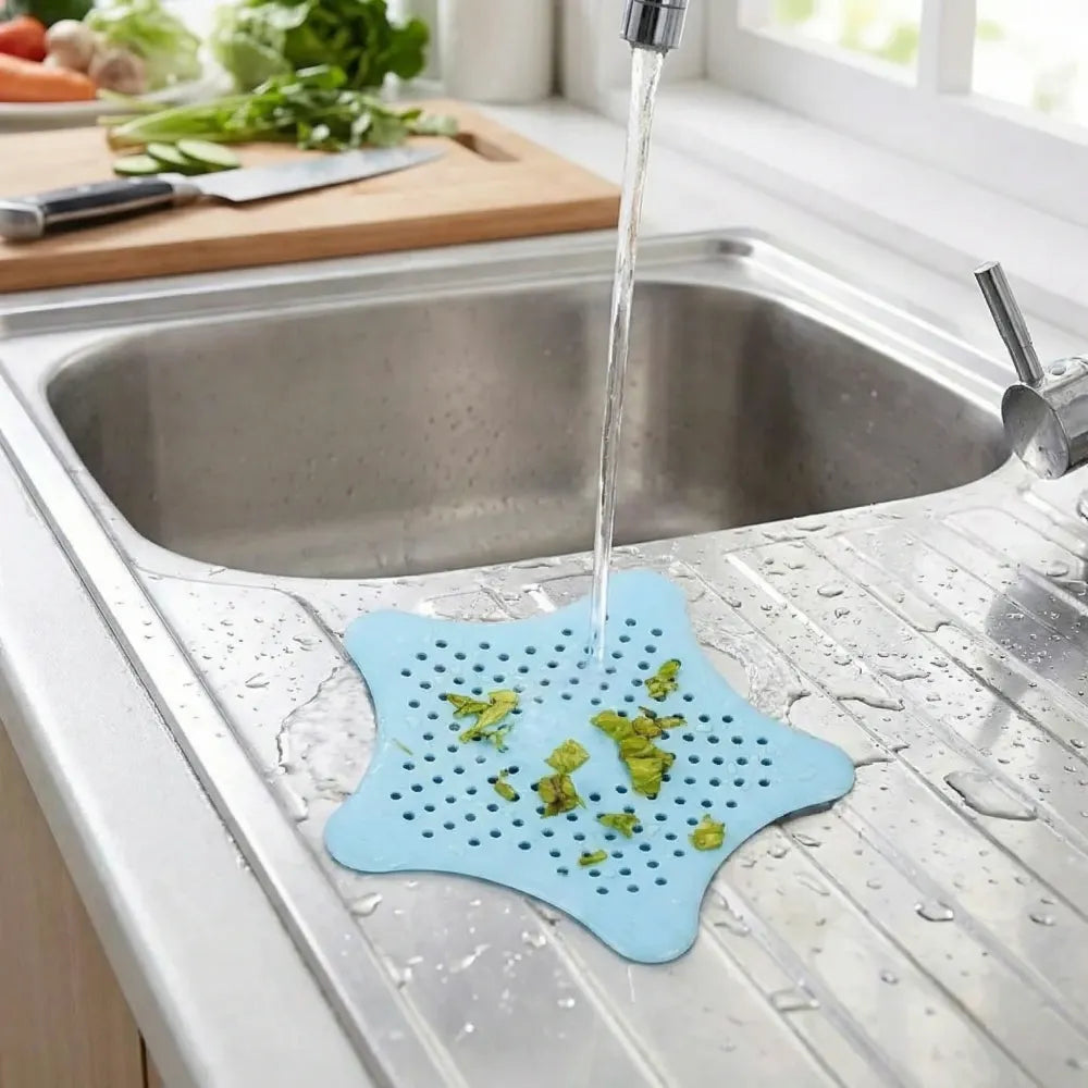 Star-shaped sink hair catcher - home & kitchen