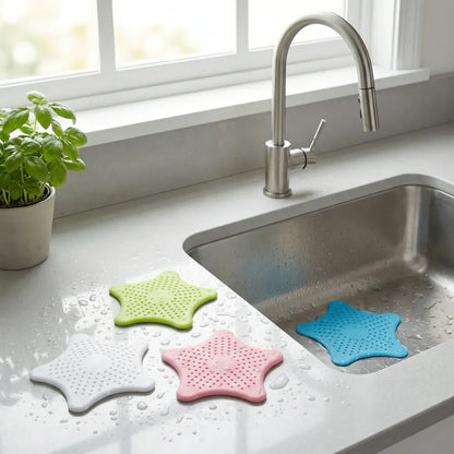 Star-shaped sink hair catcher - home & kitchen