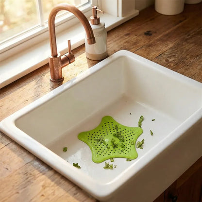 Star-shaped sink hair catcher - home & kitchen