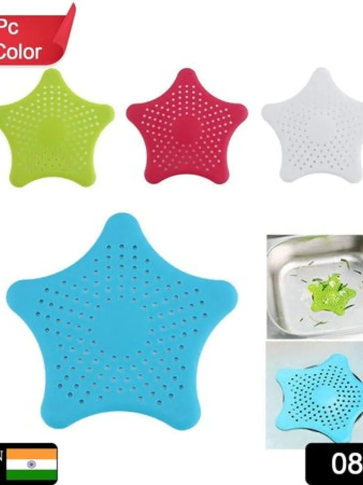 Star-Shaped Sink Hair Catcher