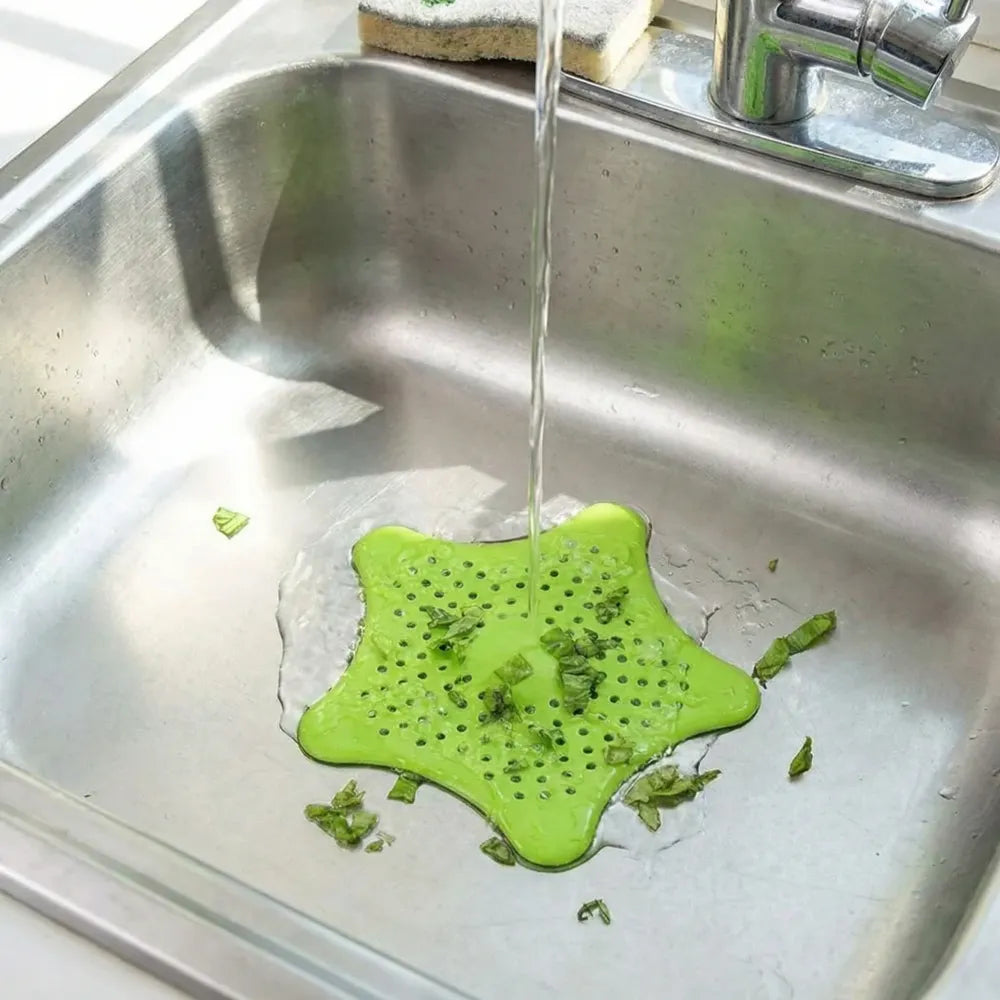 Star-shaped sink hair catcher - home & kitchen