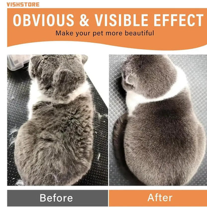 Steam brush for pets