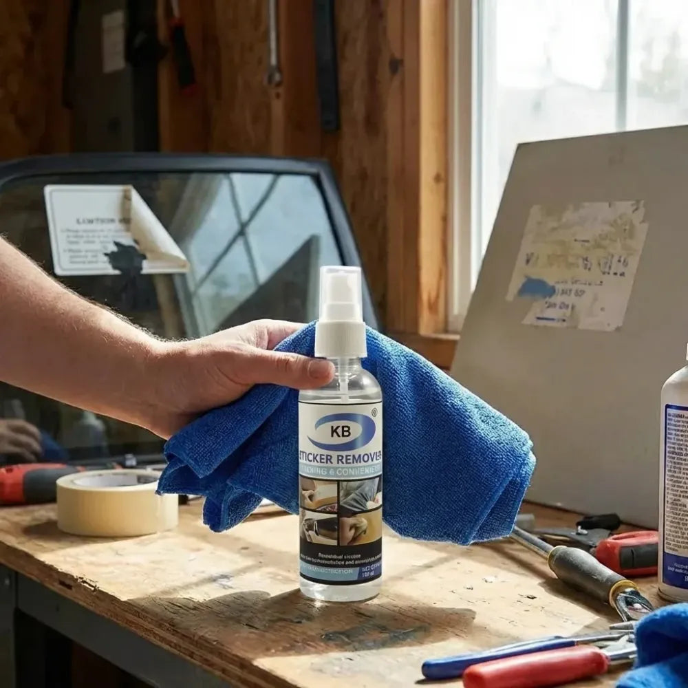 Sticker remover spray - home essentials