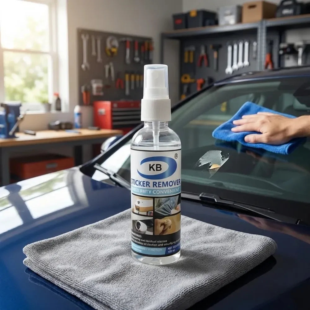 Sticker remover spray - home essentials