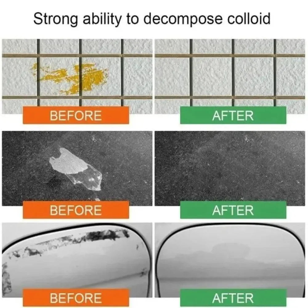 Sticker residue eraser