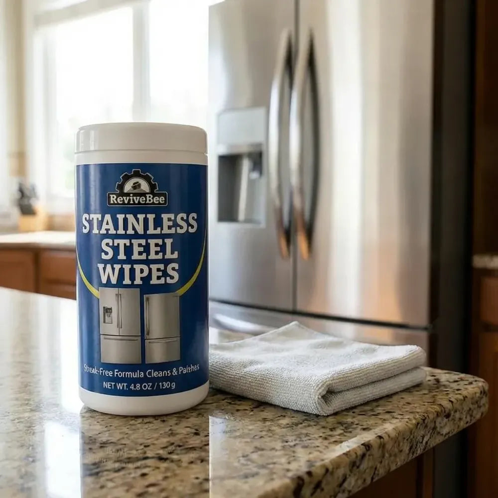 Streak-free steel wipes - home essentials