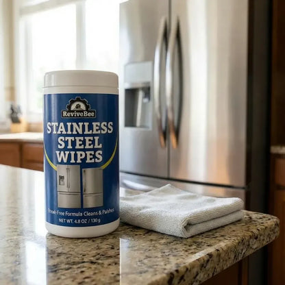 Streak-free steel wipes - home essentials