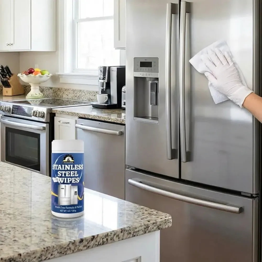 Streak-free steel wipes - home essentials