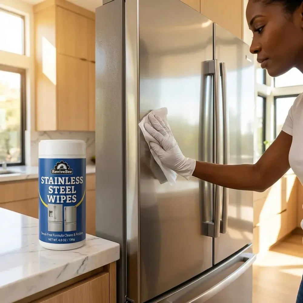 Streak-free steel wipes - home essentials