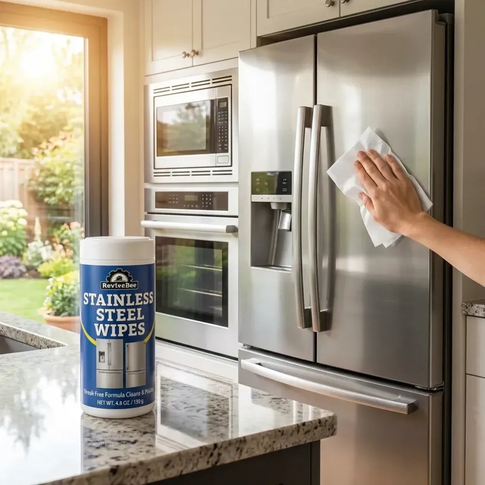 Streak-free steel wipes - home essentials