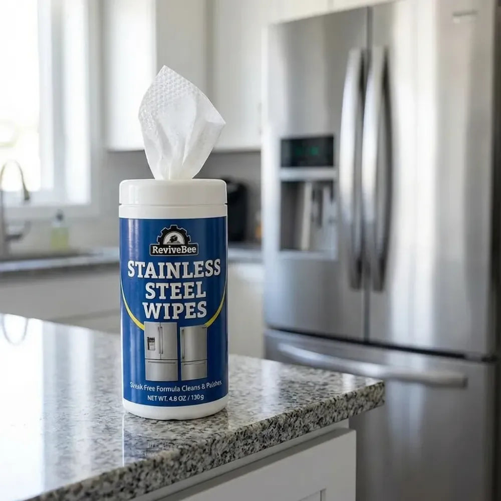 Streak-free steel wipes - home essentials