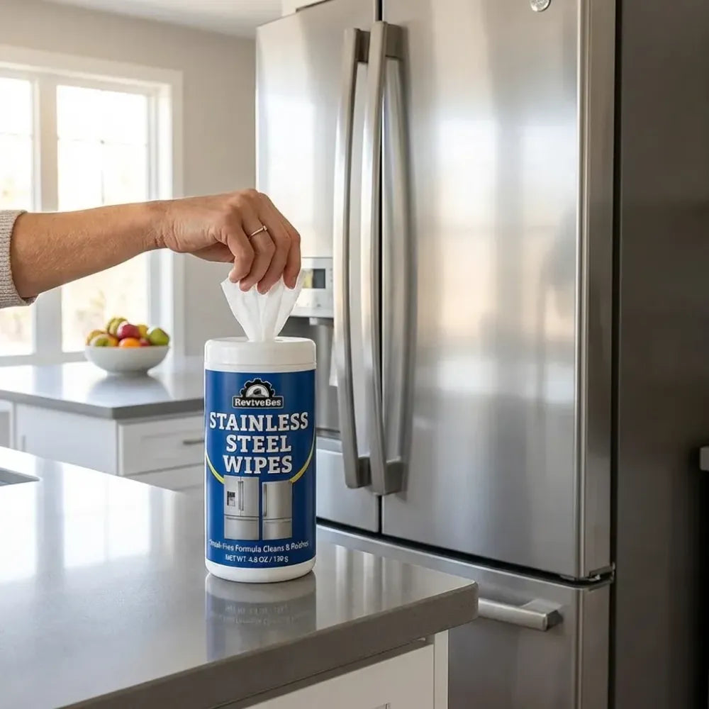 Streak-free steel wipes - home essentials
