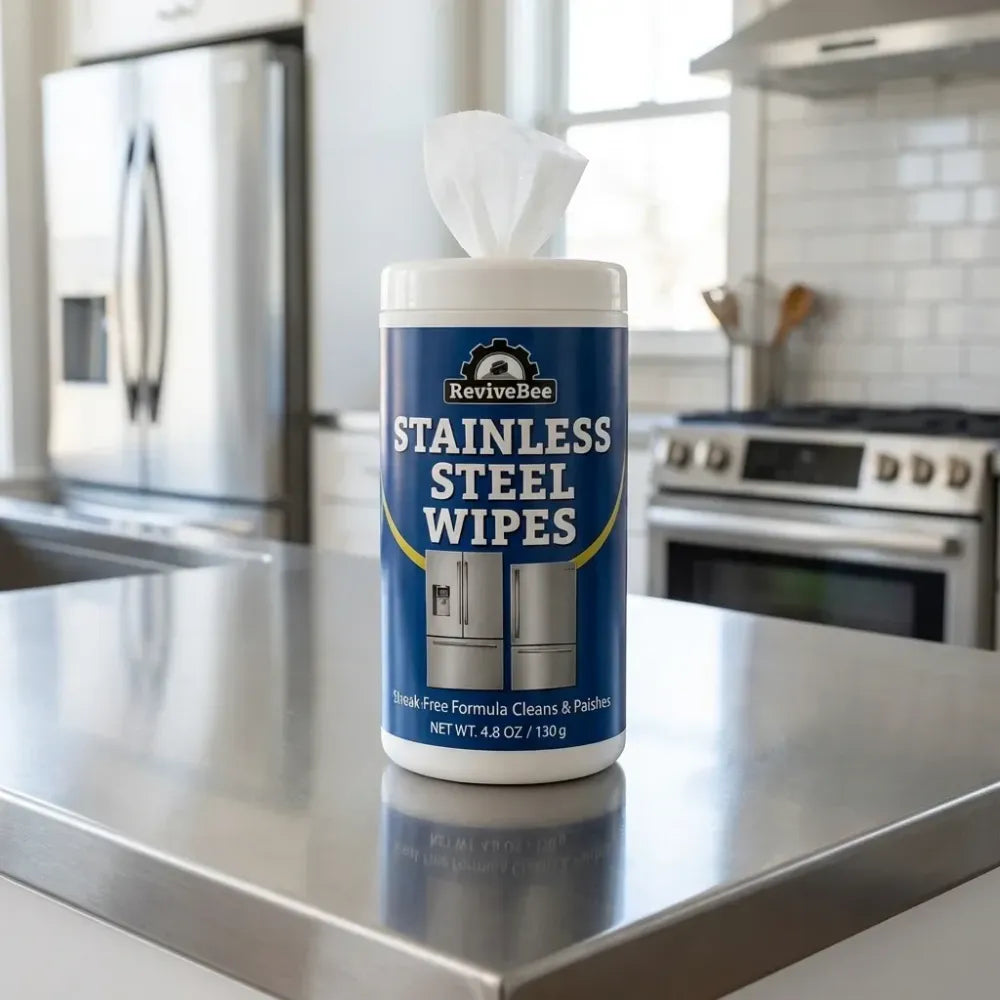Streak-free steel wipes - home essentials