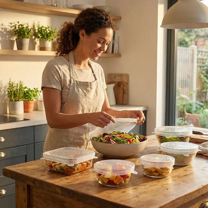 Stretch silicone food lids - home essentials