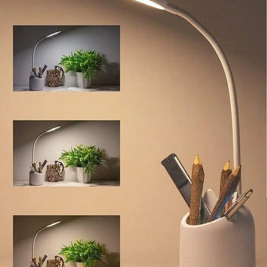 Study table with pen holder