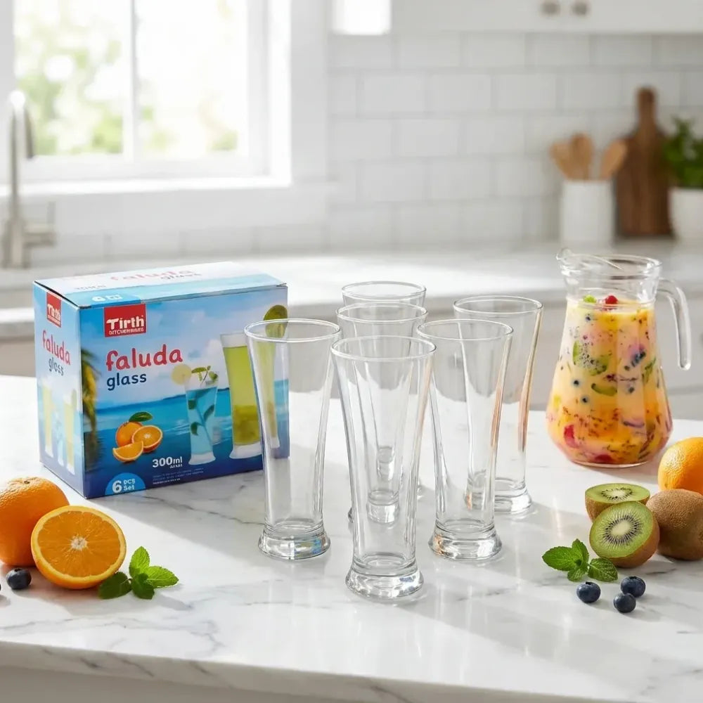Stylish faluda glass set - home & kitchen