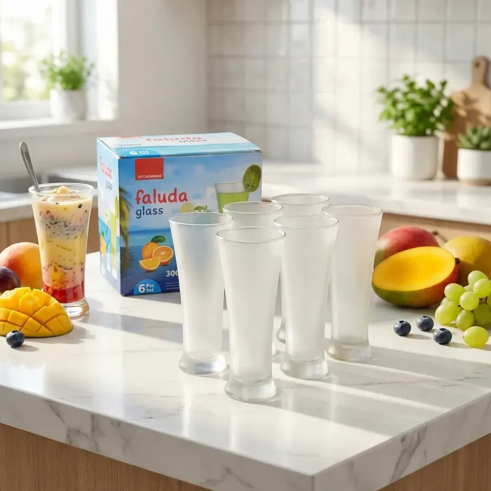 Stylish faluda glass set - home & kitchen