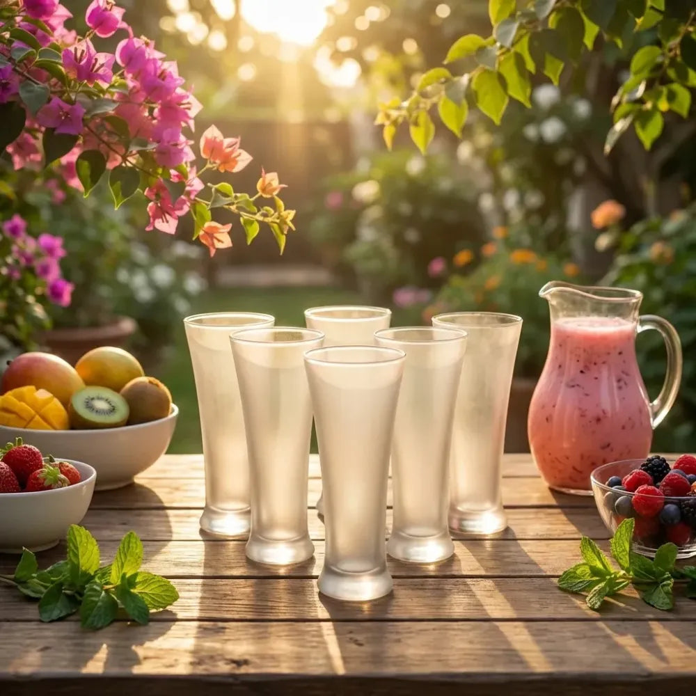 Stylish faluda glass set - home & kitchen