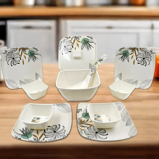Stylish plastic dinnerware set - home & kitchen
