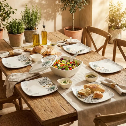 Stylish plastic dinnerware set - home & kitchen