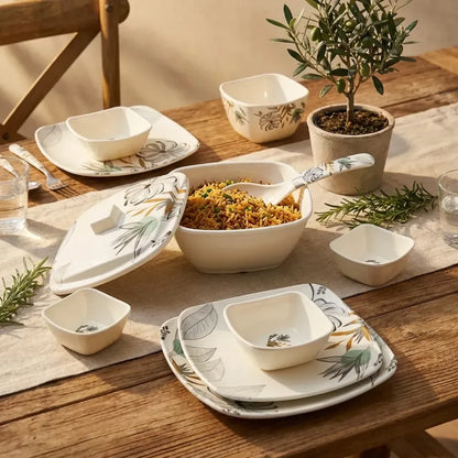 Stylish plastic dinnerware set - home & kitchen
