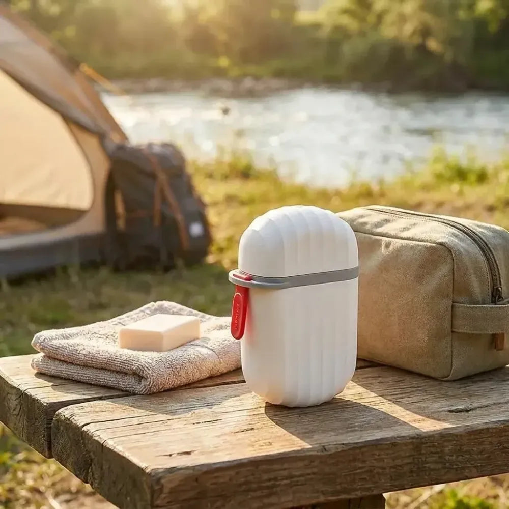 Stylish soap holder for travel - home improvement