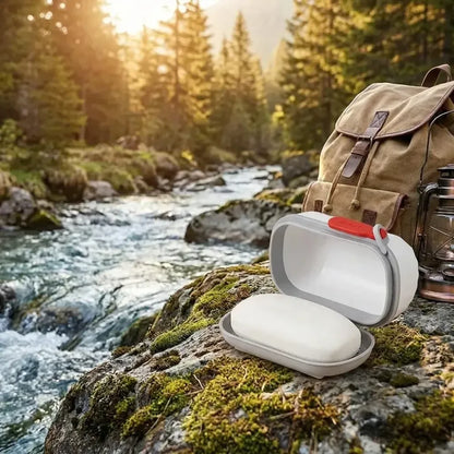 Stylish soap holder for travel - home improvement