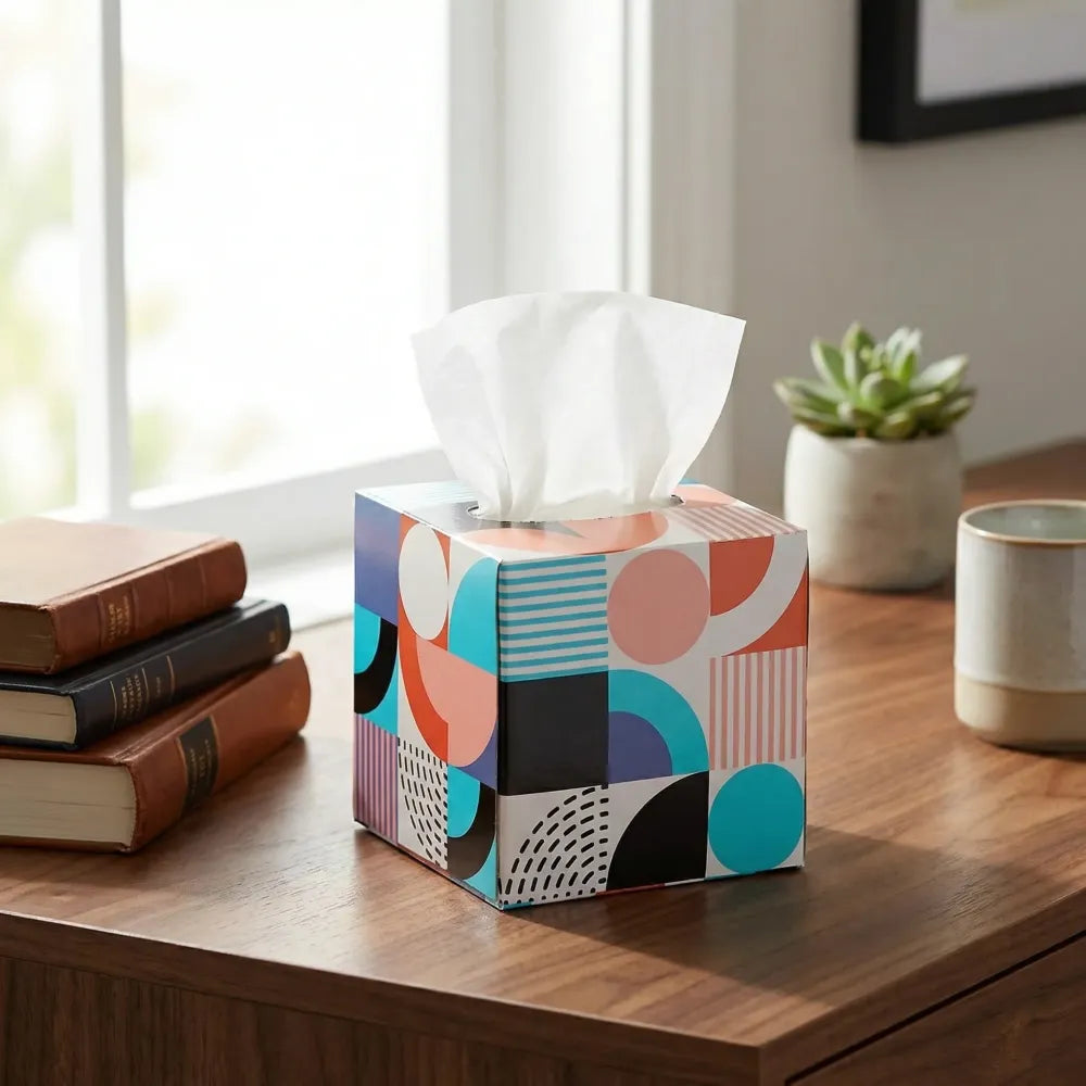 Stylish tissue cube box - home & kitchen