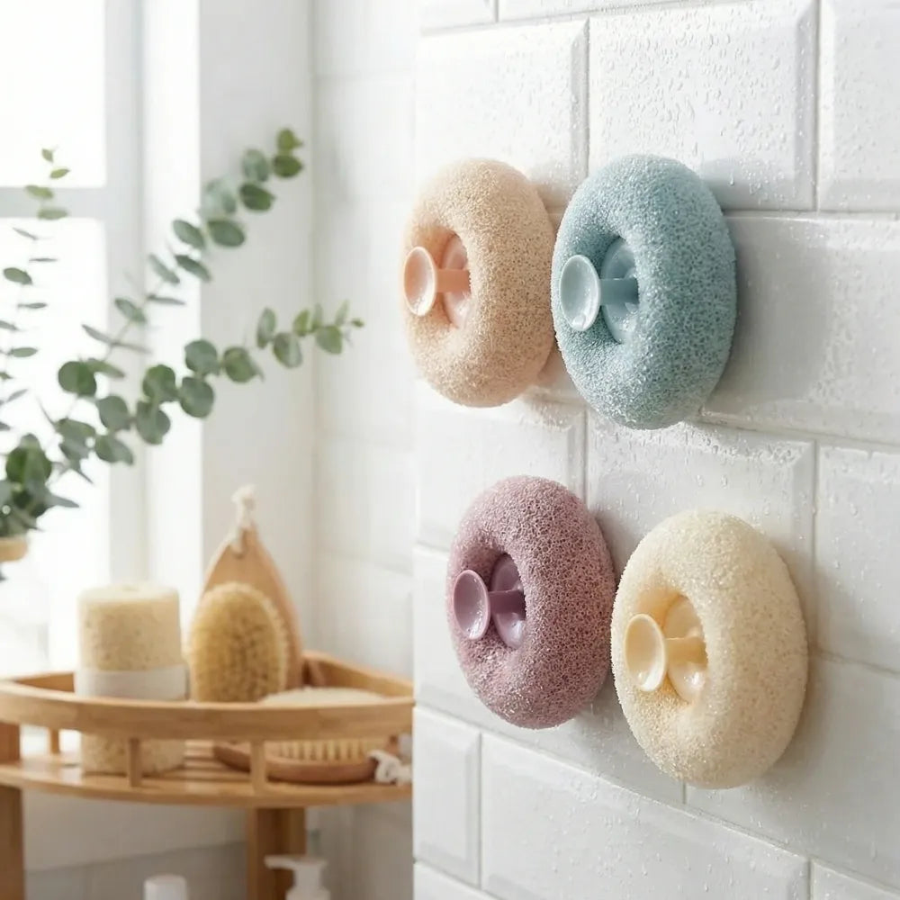 Sucker back scrubber
