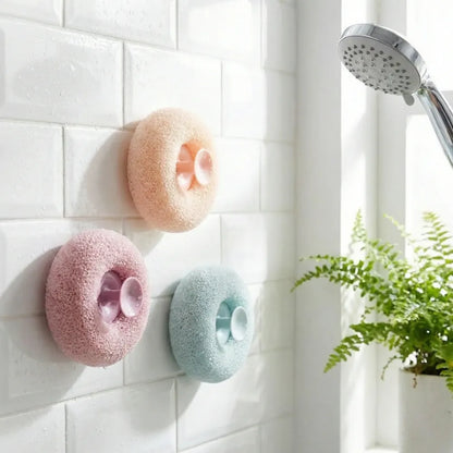 Sucker back scrubber