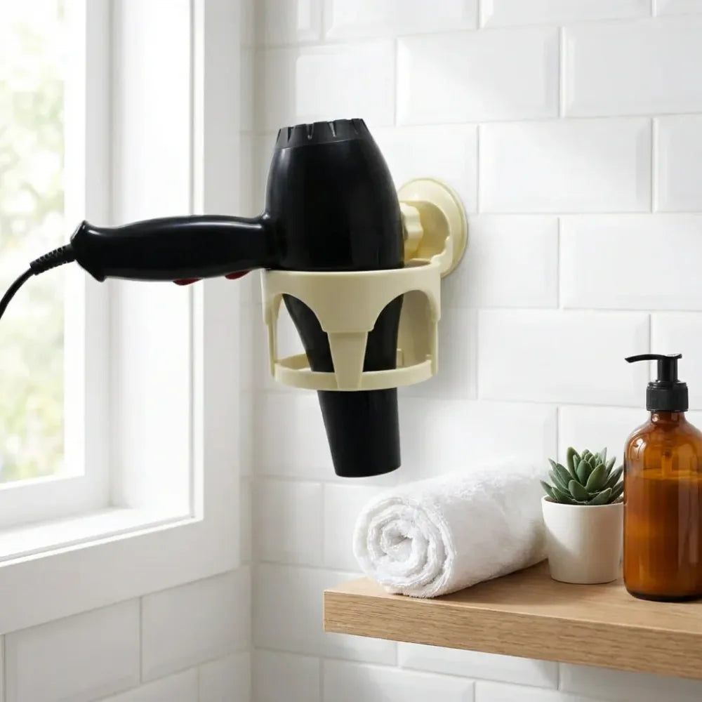 Suction cup hair holder - home improvement