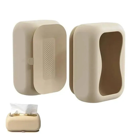 Suction cup silicone tissue box – square