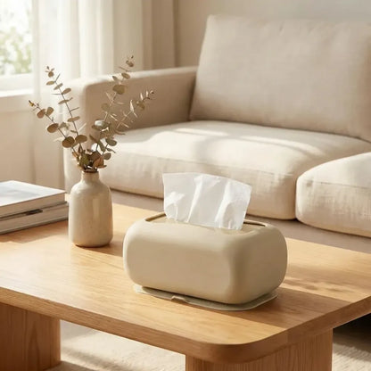 Suction cup silicone tissue box – square
