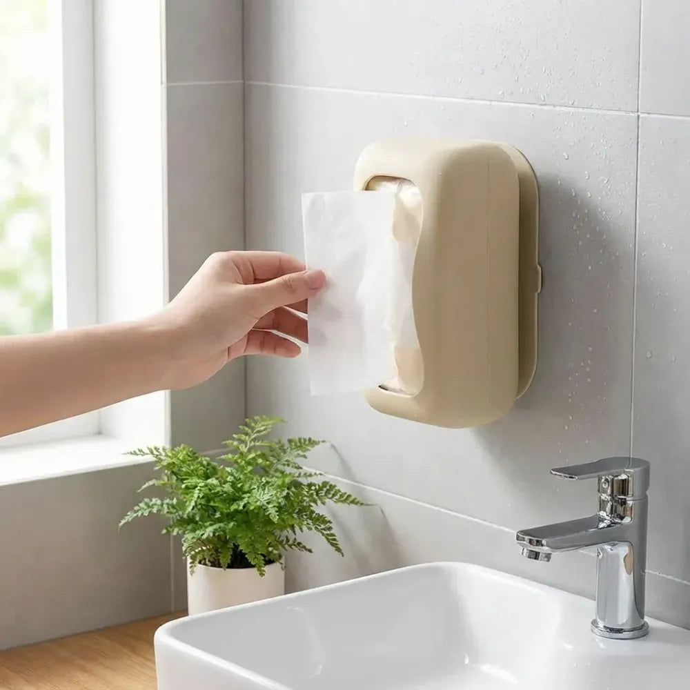Suction cup silicone tissue box – square