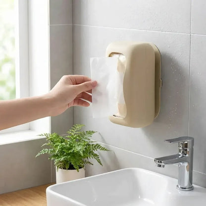 Suction cup silicone tissue box – square