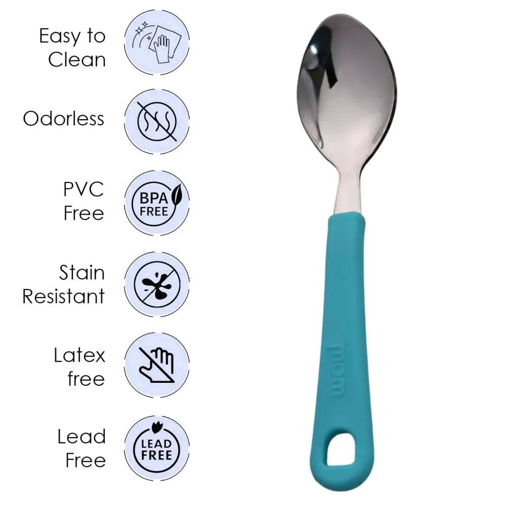 Supermom stainless steel tea spoon (6 pc set) - home & kitchen