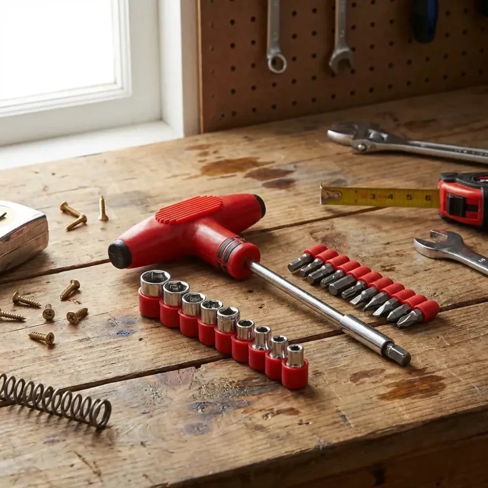 T-shape screwdriver ratchet set – 24pcs