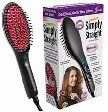 2-in-1 ceramic straightening brush