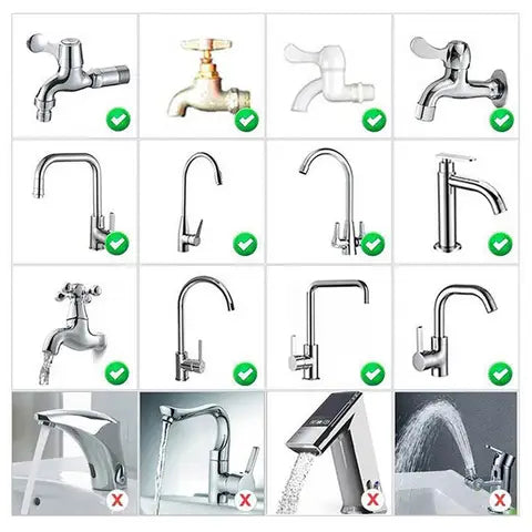 Multi-layer activated carbon water faucet mount filter (assorted color)