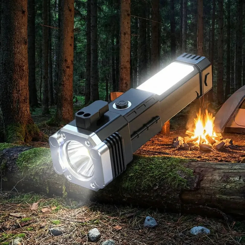 Tactical survival flashlight