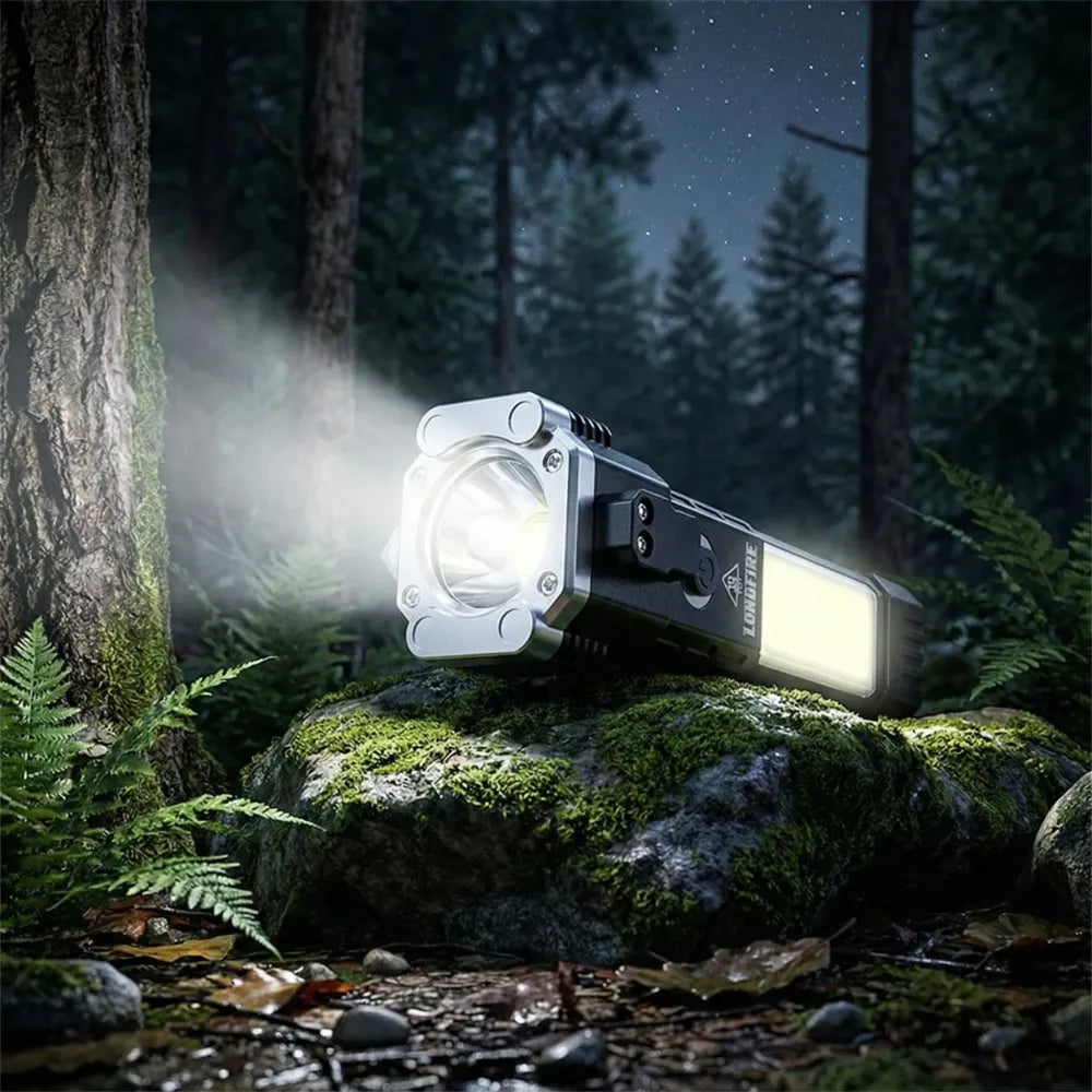 Tactical survival flashlight