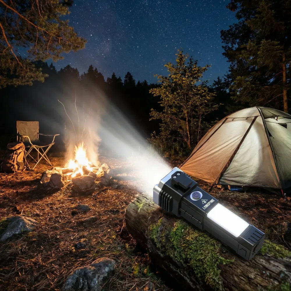 Tactical survival flashlight