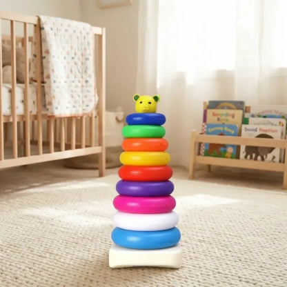 Teddy bear stacking rings - toys