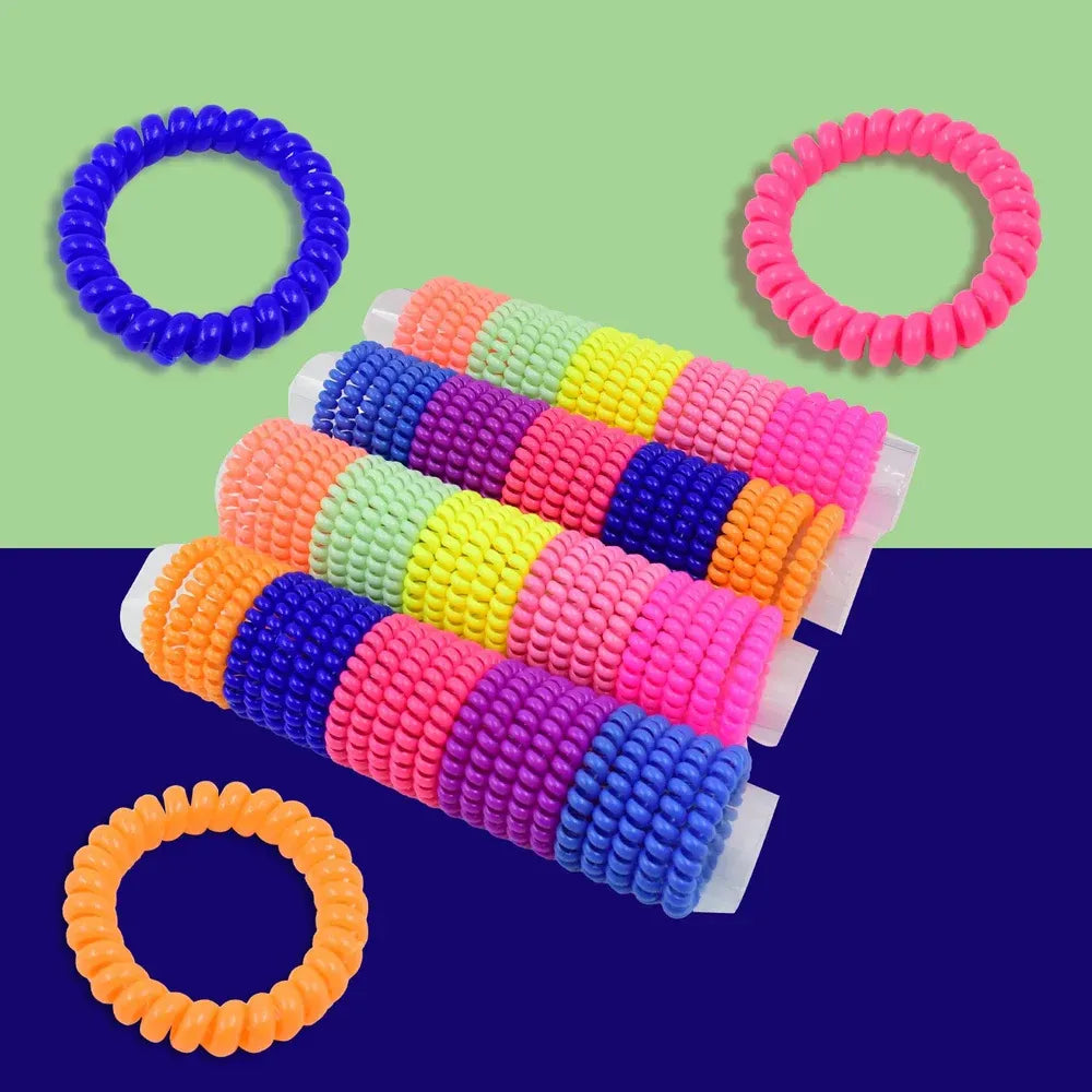 Telephone wire hair ties - home improvement