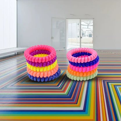 Telephone wire hair ties - home improvement