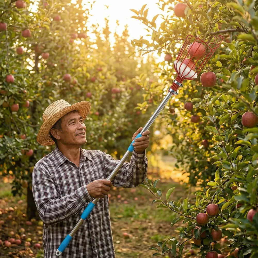 Telescopic fruit picker