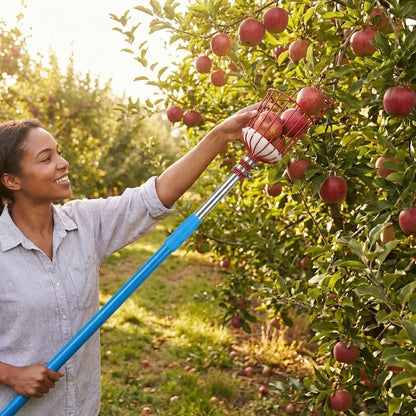 Telescopic fruit picker